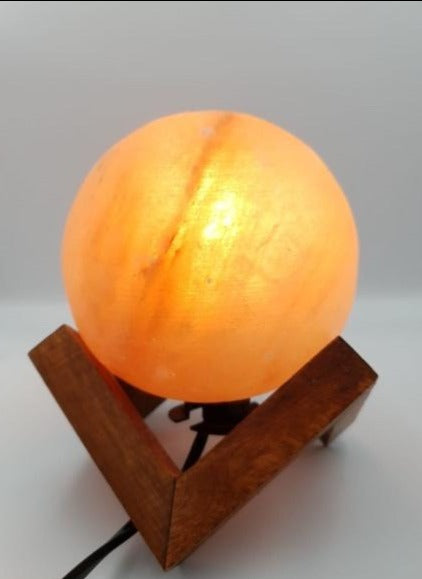 Sphere round Himalayan Salt Lamp (Small)