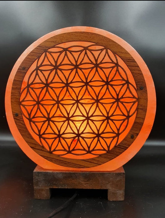 Himalayan Sacred Geo Salt Lamp