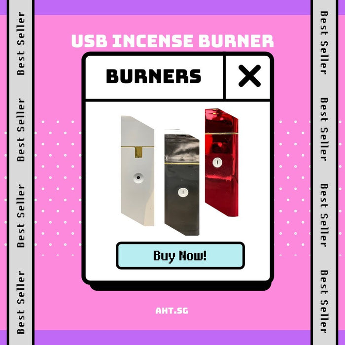 Black USB Bakhoor E-Burner