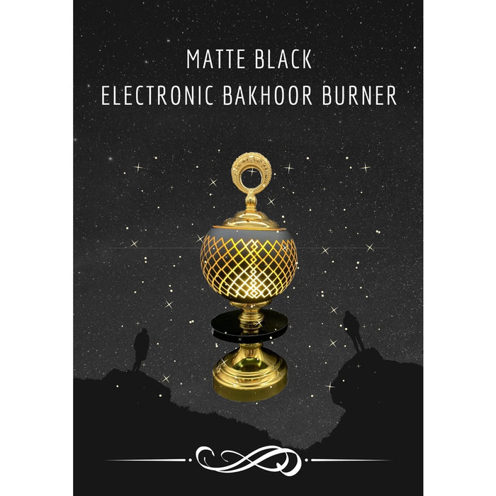 BBB MATTE BLACK Electric Tower Bakhoor Burner