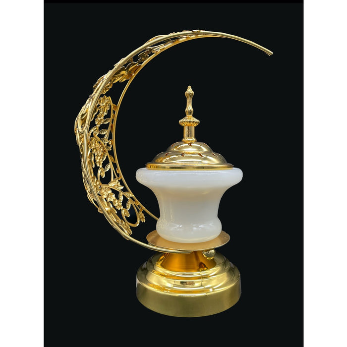 Electric Tower Crescent Moon Bakhoor Burner