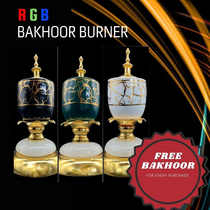 Black Electric Tower Bakhoor Burner