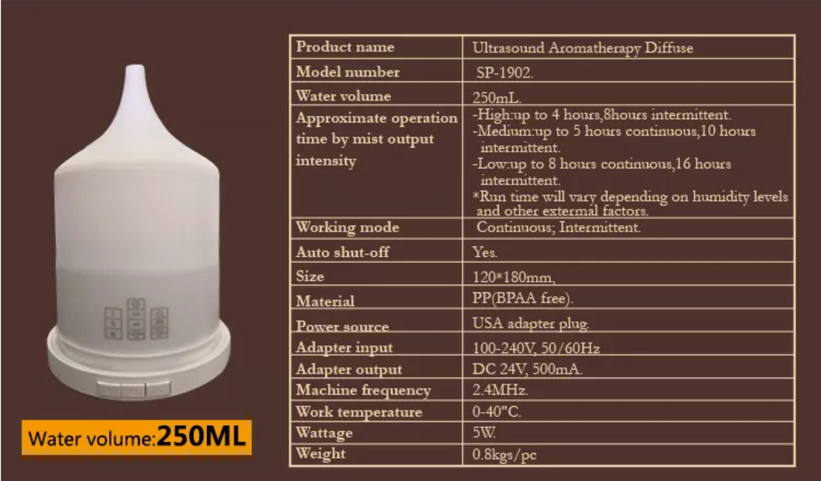 ED3 HANDMADE ULTRASOUND DIFFUSER