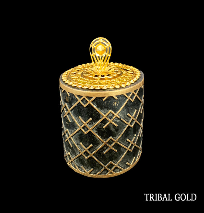 Black-Gold Tribal Bakhoor Burners